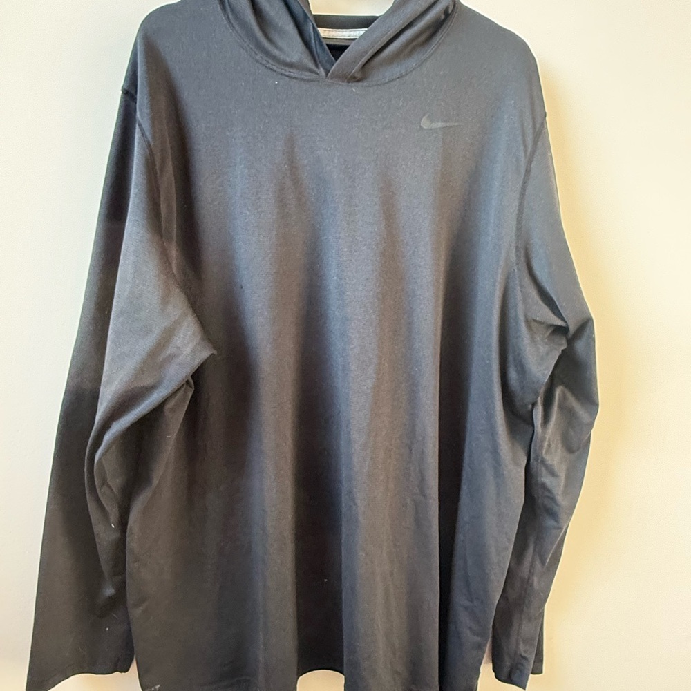 Nike Men's Charcoal Dri-Fit Hoodie XXL